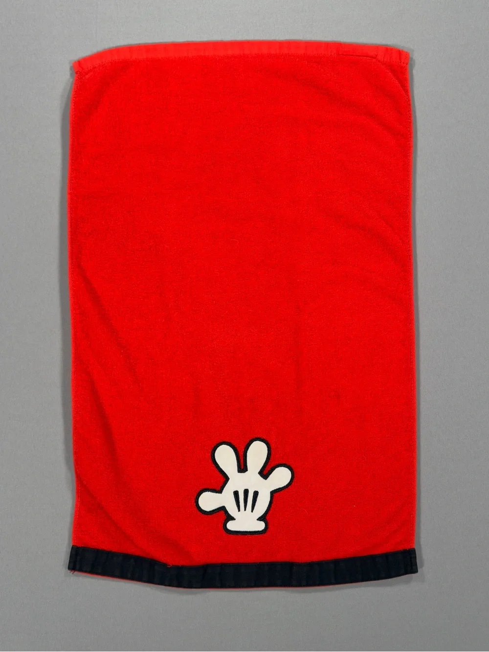 Disney Parks Mickey Mouse Spicy Kitchen Towel Set 2 Hand Dish Towels Red Black